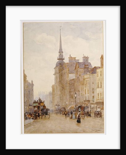 Looking down Ludgate Hill from the Steps of St. Paul's, 1900 by Herbert Menzies Marshall