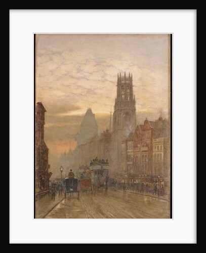 Fleet Street by Temple Bar by Herbert Menzies Marshall