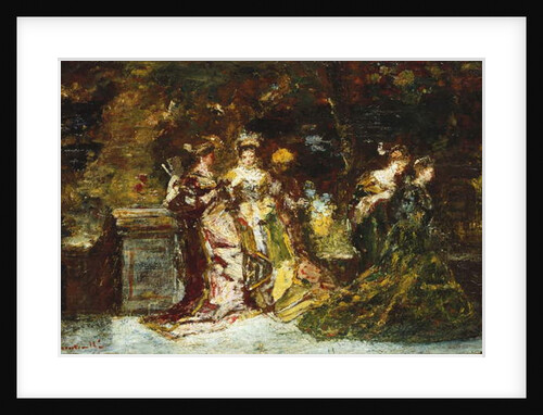 Fete Galante, c.1870 by Adolphe Joseph Thomas Monticelli