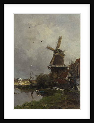 Windmill by Jacob Henricus or Hendricus Maris