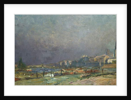 On the Banks of the River by Albert-Charles Lebourg