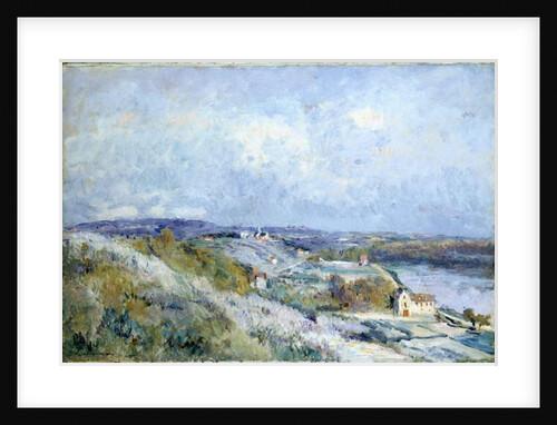 The Fields of Herblay in Springtime by Albert-Charles Lebourg