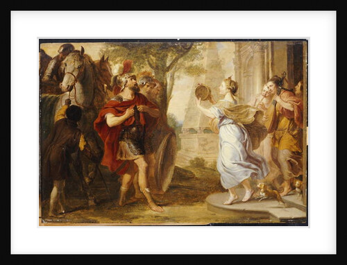 Jepthah greeted by his Daughter by Erasmus II Quellinus