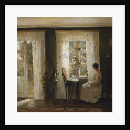 A Woman at a Sunny Window by Carl Holsoe