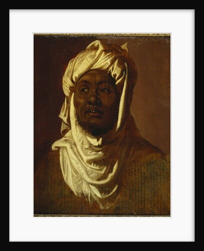 A African wearing a turban - a sketch by Peter Paul Rubens