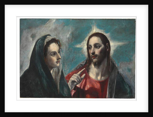 Christ taking leave of his Mother by El (1541-1614) Greco