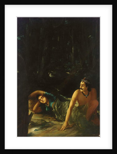 Nala and Damayanti by Raja Ravi Varma