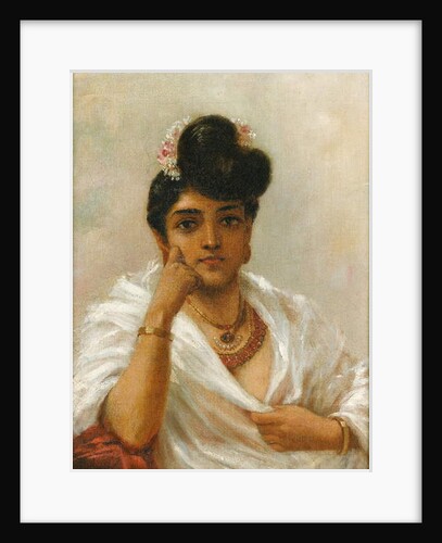 Malabar Beauty by Raja Ravi Varma