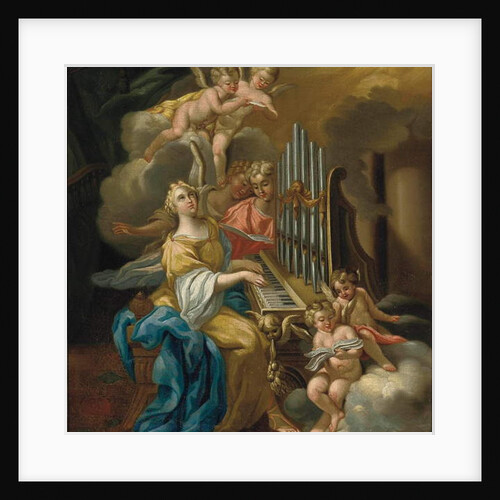 Saint Cecilia by Michele (after) Rocca