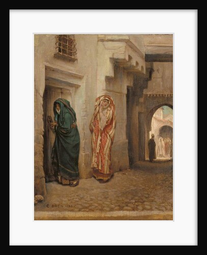 A Secret Rendezvous, 1863 by Guillaume Charles Brun