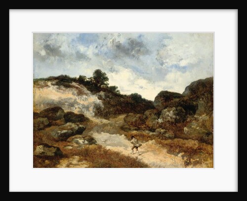 Before the storm, a character on the rocky road to Jean-de-Paris by Narcisse Virgile Diaz de la Pena