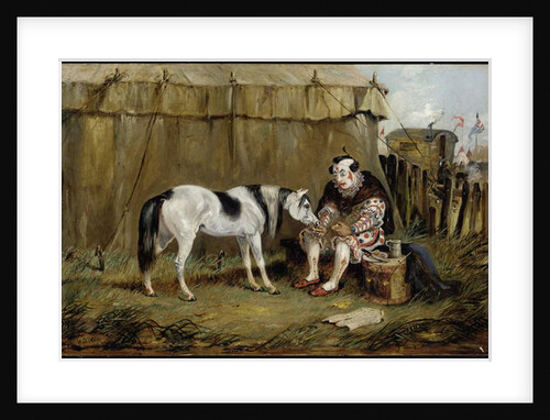 Circus, Pony and Clown by Samuel Henry Alken