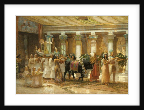 The Procession of the Sacred Bull, Apis, c.1879 by Frederick Arthur Bridgman