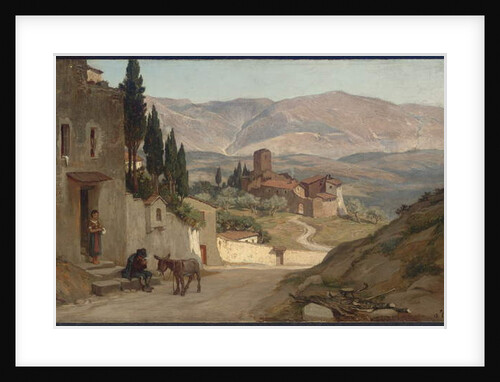 Near Perugia, 1870 by Elihu Vedder