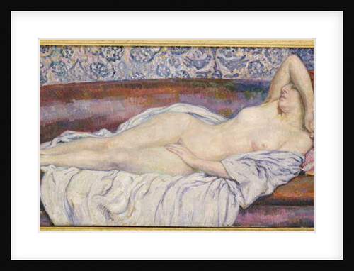 Reclining Nude by Theo van Rysselberghe