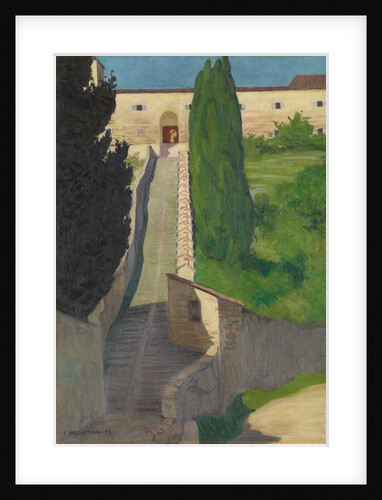 The Steps of the Convent of San Marco, Perugia, 1913 by Felix Edouard Vallotton