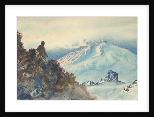 Mount Erebus and Castle Rock by Edward Adrian Wilson