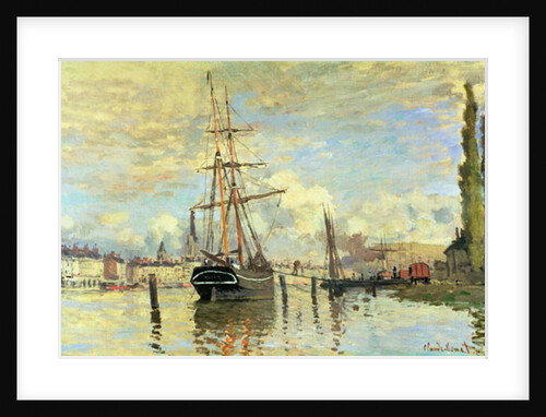 The Seine at Rouen, 1872 by Claude Monet