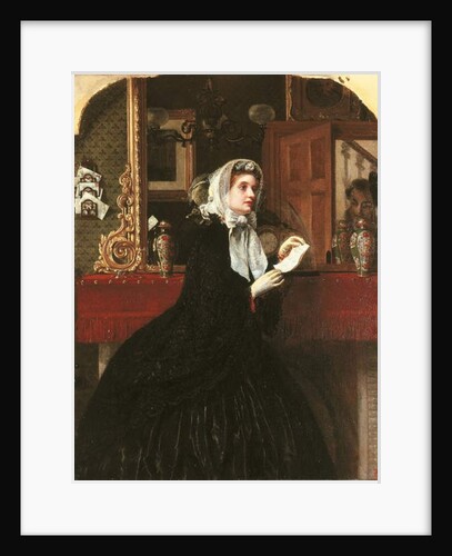 The Love Letter 1861 by Rebecca Solomon