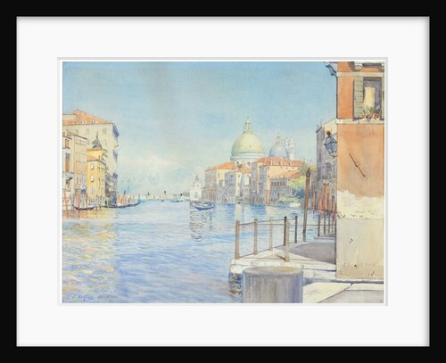 The Gran Canal, Venice, with the Santa Maria della Salute, 1910 by Gunnar Widforss