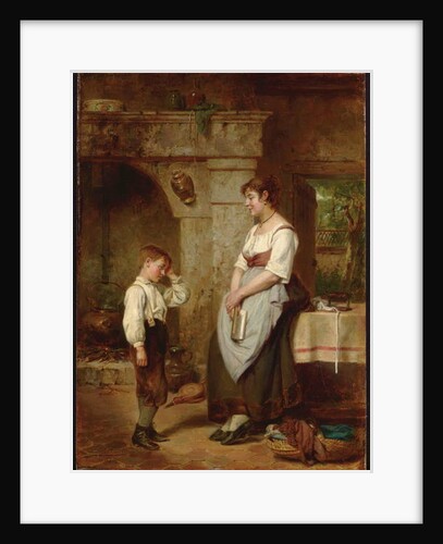 The Lesson, 1887 by Leon Caille