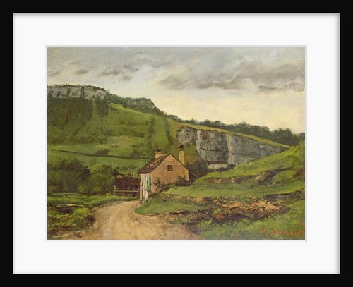 A Country Cottage by Gustave Courbet