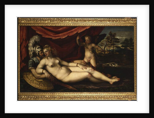 Venus, Mars and Cupid by Battista dell'Angelo del Moro
