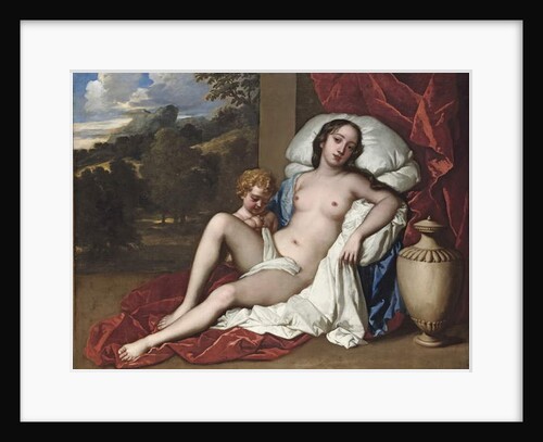 Portrait of a young woman and child, as Venus and Cupid by Peter Lely