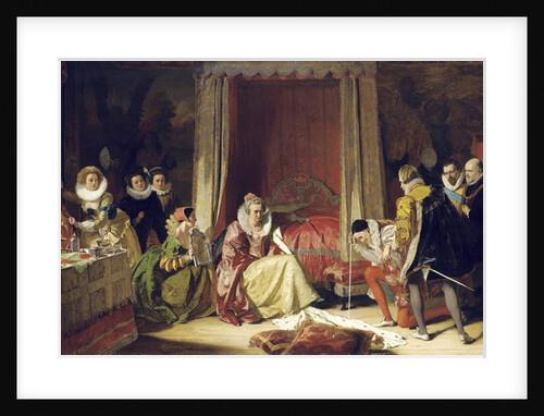 Queen Elizabeth discovers she is no longer young by Augustus Leopold Egg