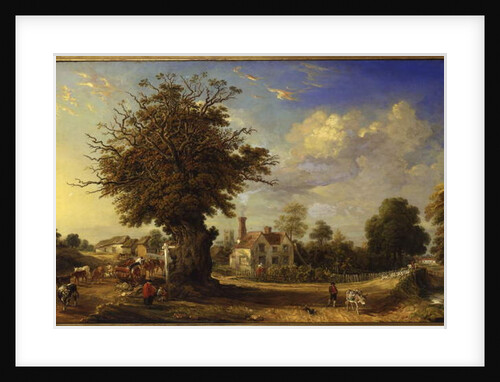 The Yeldham Oak at Great Yeldham, Essex, 1833 by James Ward