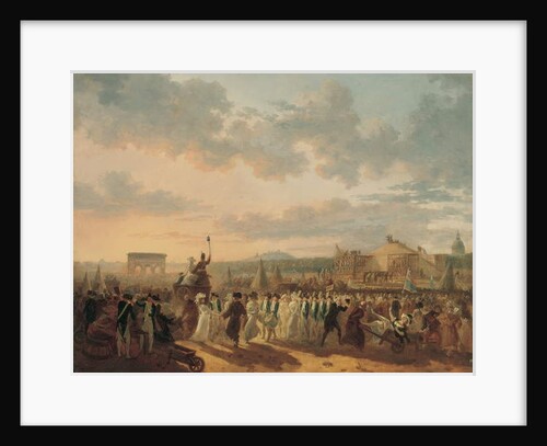 Preparations for the Fete de la Federation, 14th July 1790 by Philibert Louis Debucourt