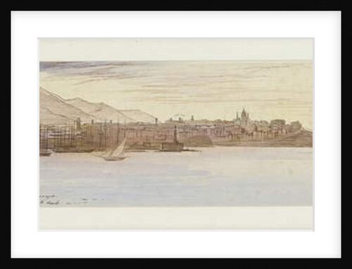 View of Genoa, 1864 by Edward Lear
