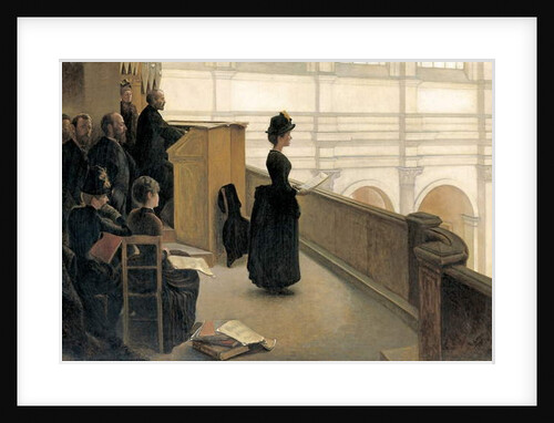 The Rehearsal in the Choir Loft by Henri Lerolle
