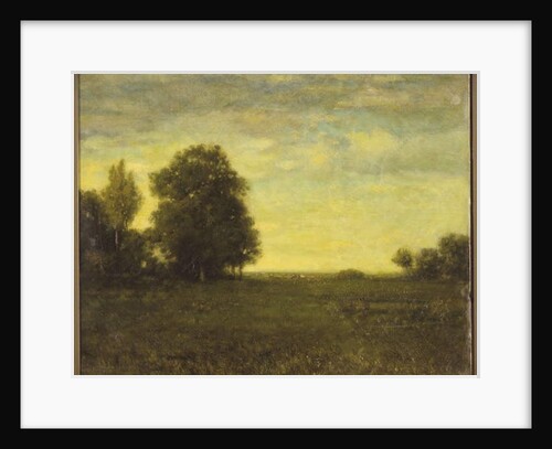 A meadow with trees by Alexander Helwig Wyant