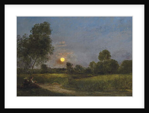 Moonrise, 1887 by Charles Francois Daubigny