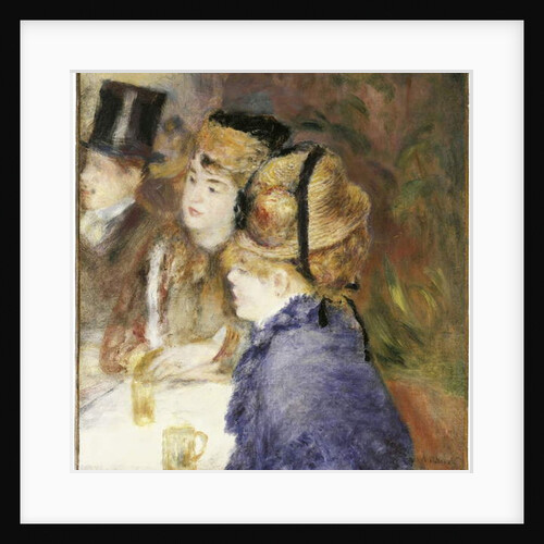 At the Cafe, 1877 by Pierre Auguste Renoir