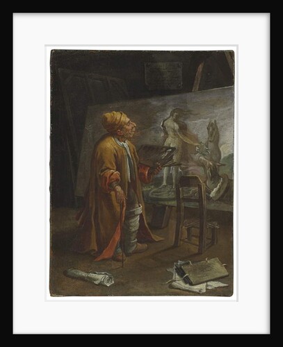 Paolo de Matteis in His Studio by Pier Leone Ghezzi