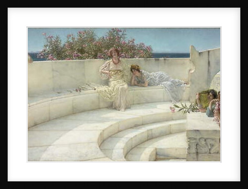 Under the Roof of Blue Ionian Weather, 1901 by Lawrence Alma-Tadema