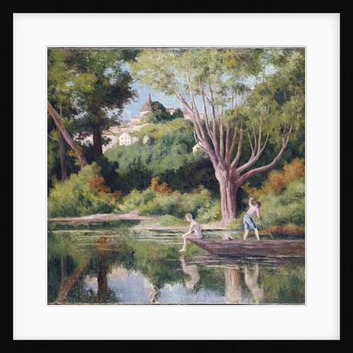 Rolleboise, Bathing by Maximilien Luce