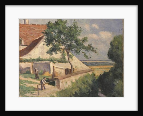 Rolleboise, Behind the Church, c.1920 by Maximilien Luce