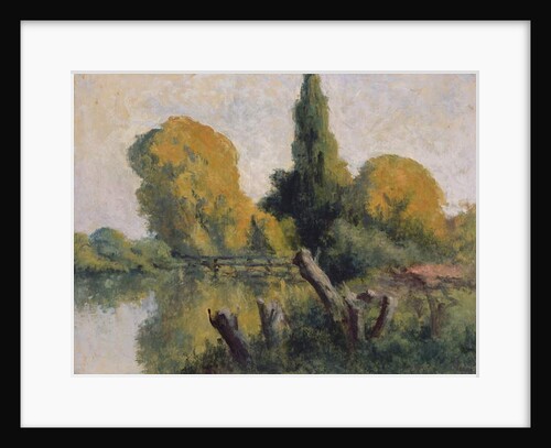 Rolleboise, Small Arm of the Seine in Autumn, c.1925 by Maximilien Luce