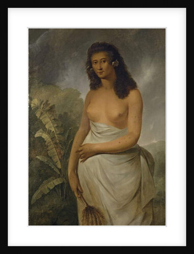 Poedua, Daughter of Oreo, Chief of Ulaietea, One of the Society Isles, 1785 by John Webber