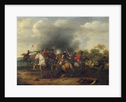 A cavalry skirmish by Peeter Snayers