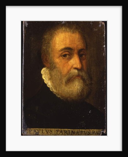 Portrait of the artist by Paolo Farinati