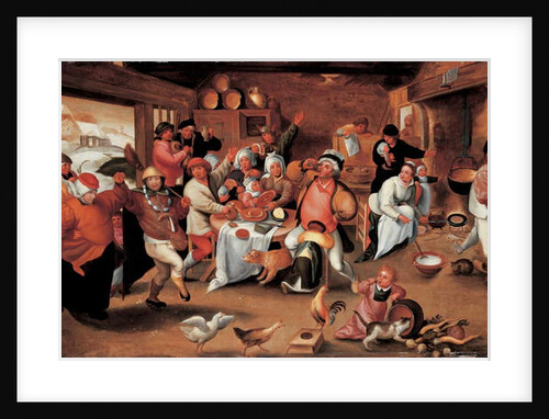 The King Drinks by Maerten van Cleve