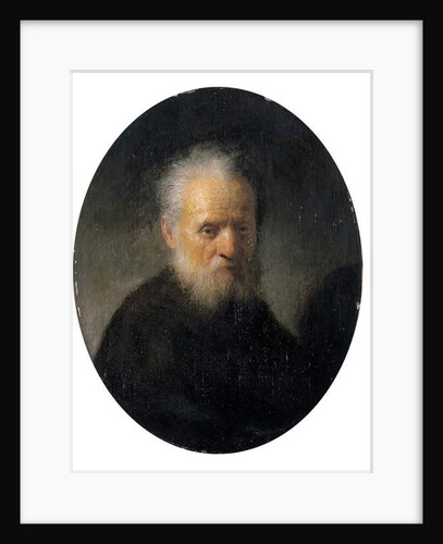 Bearded old man, 17th century by Rembrandt Harmensz. van Rijn