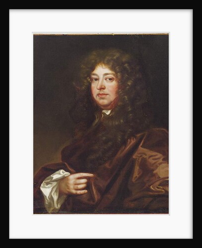 Portrait of a gentleman in a brown robe by Peter Lely