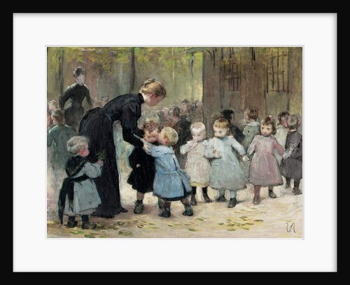 In the Playground by Henri Jules Jean Geoffroy