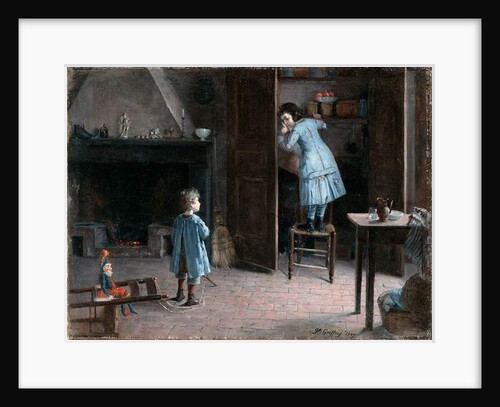 Children in an Interior, 1907 by Henri Jules Jean Geoffroy