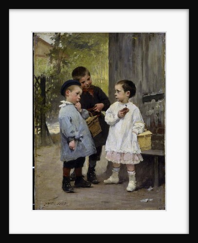 Give Me A Bite, 1883 by Henri Jules Jean Geoffroy
